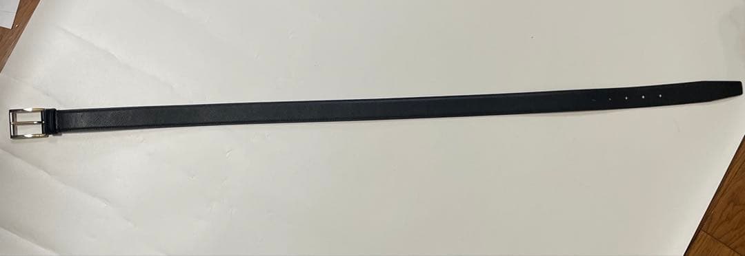 新品未使用 PRADA プラダ サフィアーノレザーベルト 90 NEROブラック