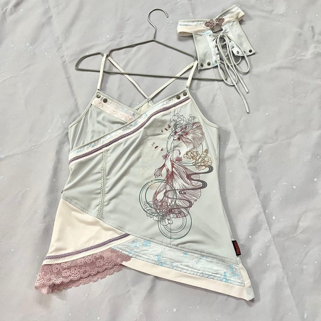 【2/1限定価格】流水羽衣天女キャミソール OZZONESTE和