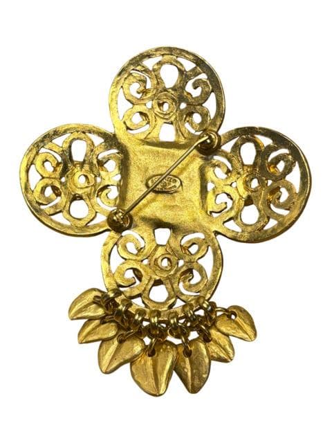 シャネル★CHANEL★ブローチ★ココマーク★1995年★GP★ゴールド