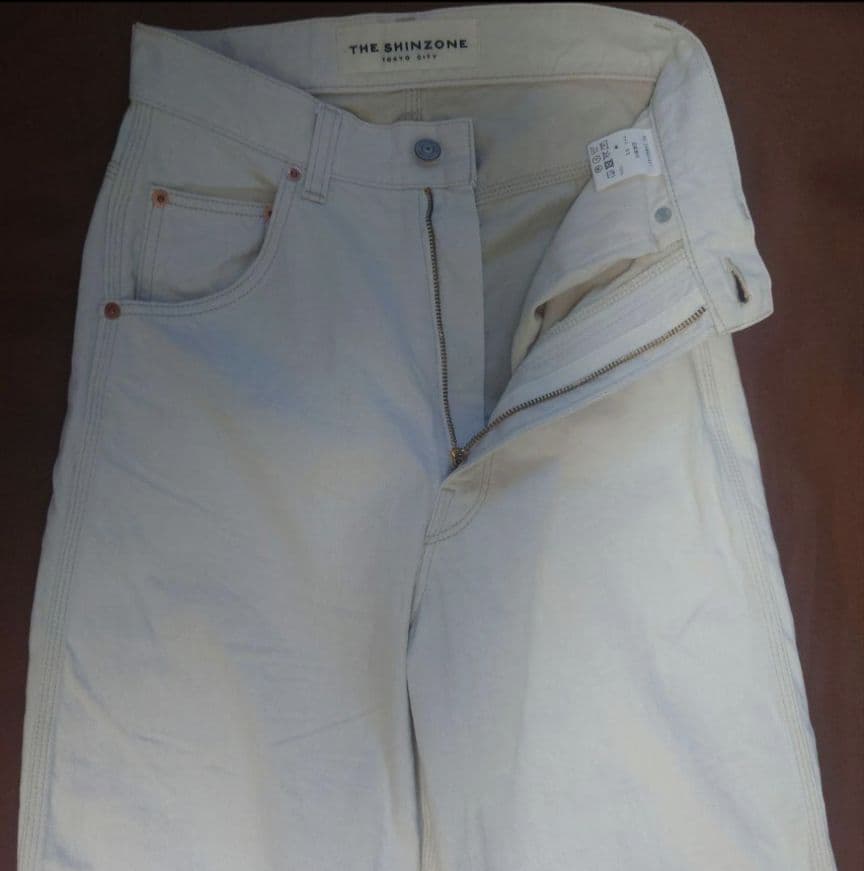 美品★Shinzone TOOL DENIM PANTS ECRU 32