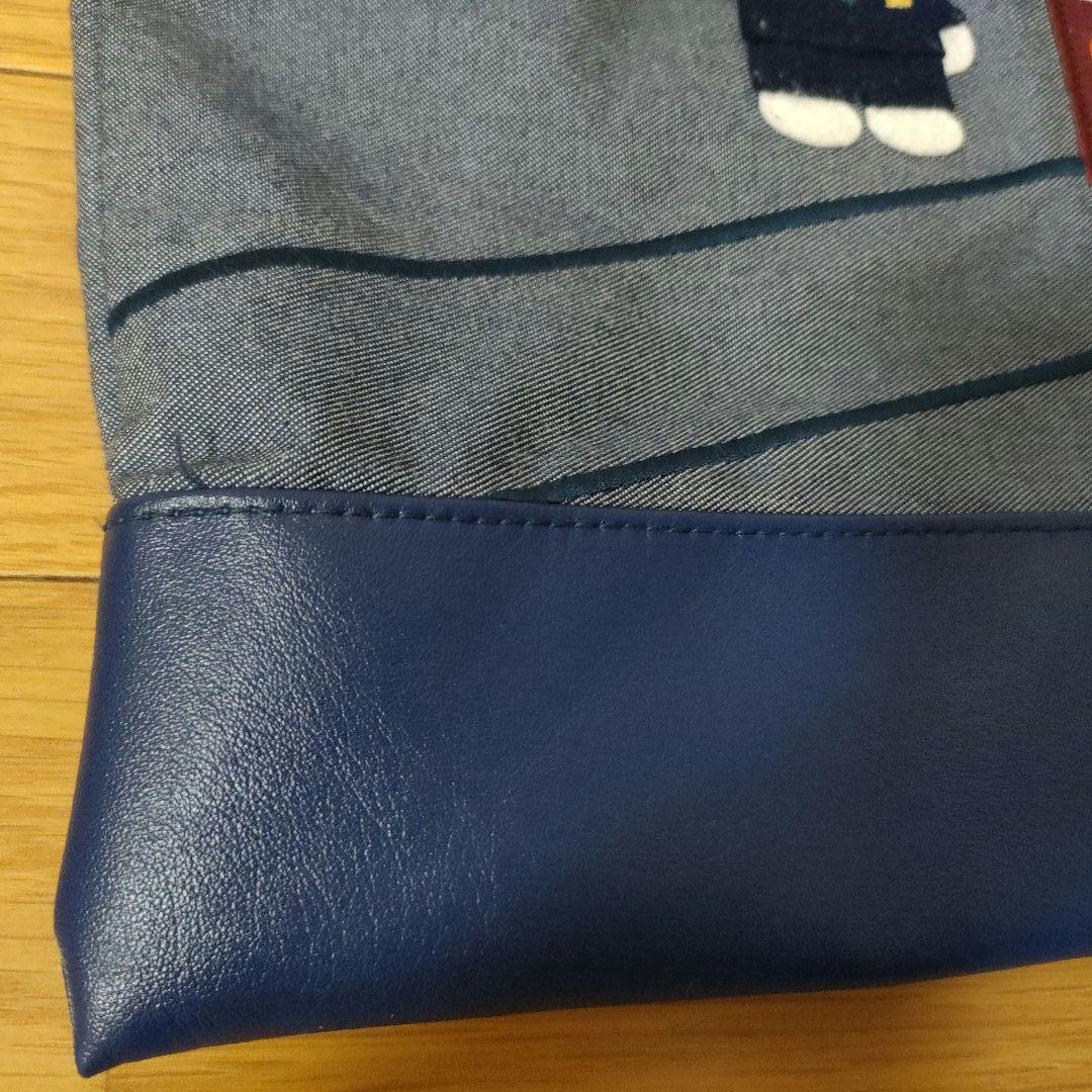 赤*巾様 ファミリア×阪急電車　コラボデニムバック