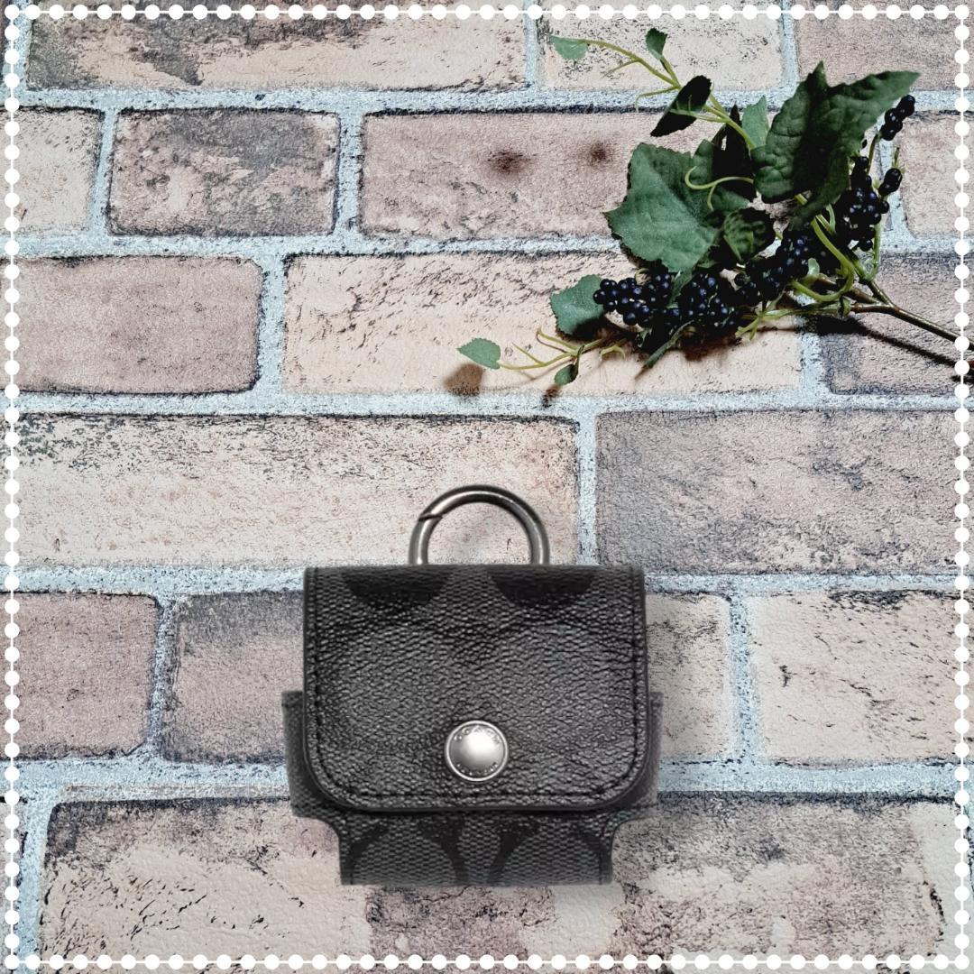 ☆セール☆新品☆コーチ AirPodsケース シグネチャー キャンバス