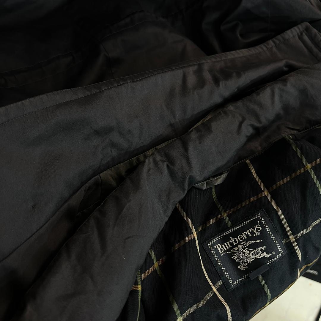 バーバリー長袖ダウンライナーコート 肉厚 ライナー単体着用可 XL相当B1297