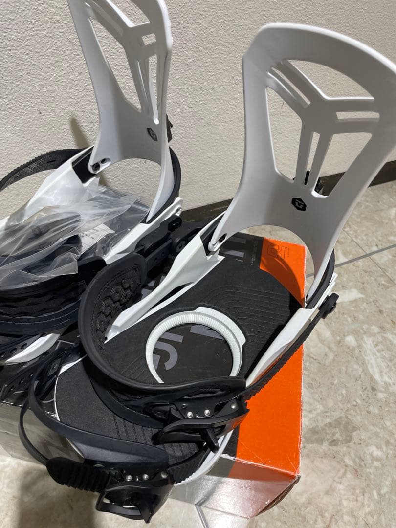 UNION FLITE PRO スノーボード ビンディング ホワイト　M ②