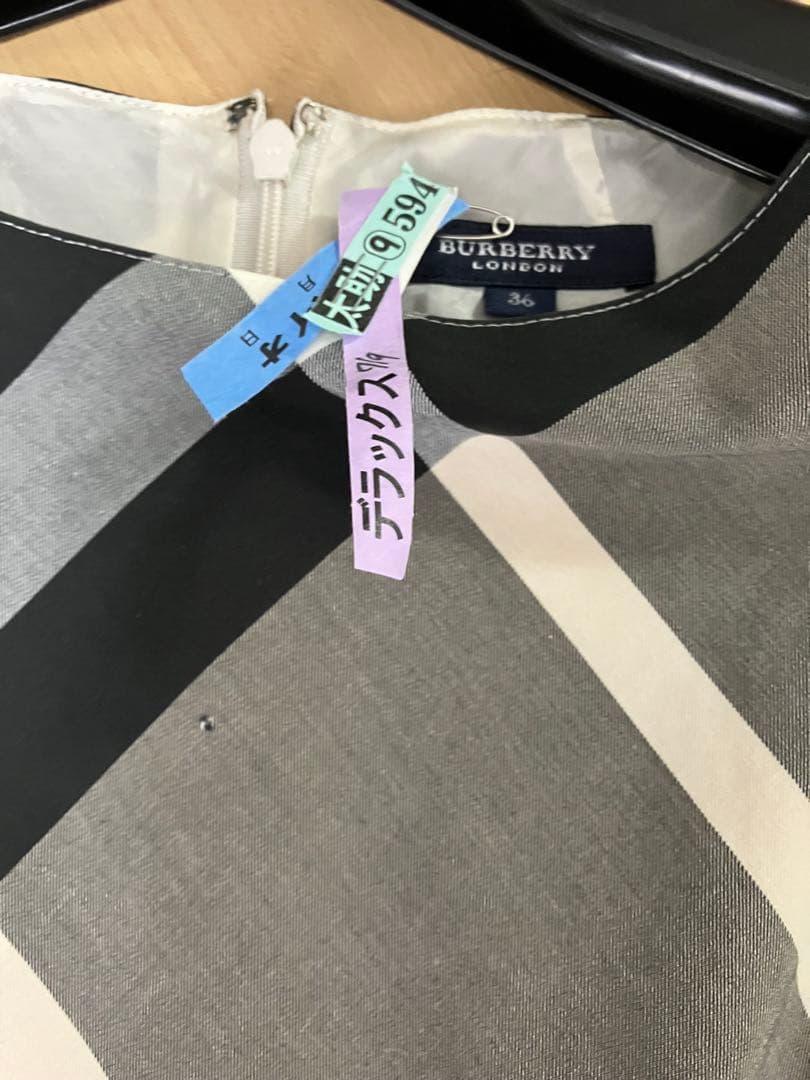 バーバリー　ロンドン　ワンピース　チェック