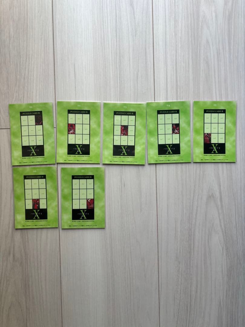 CLAMP X トレーディングカード 81枚セット