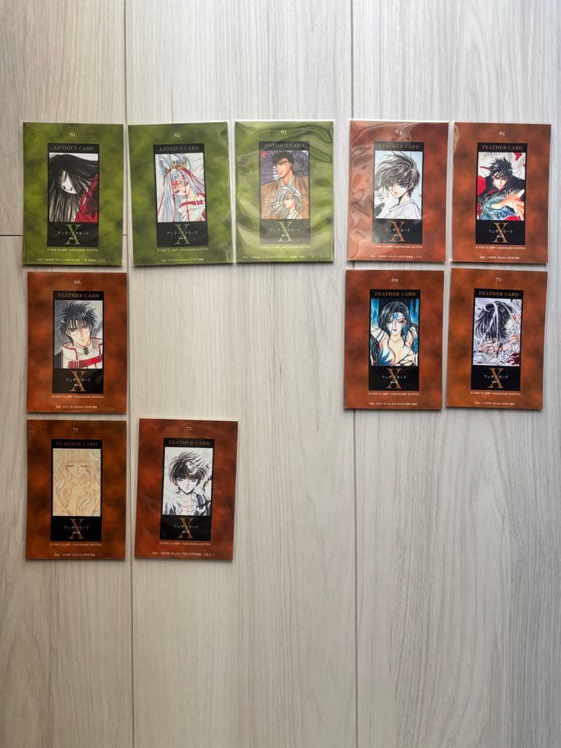 CLAMP X トレーディングカード 81枚セット