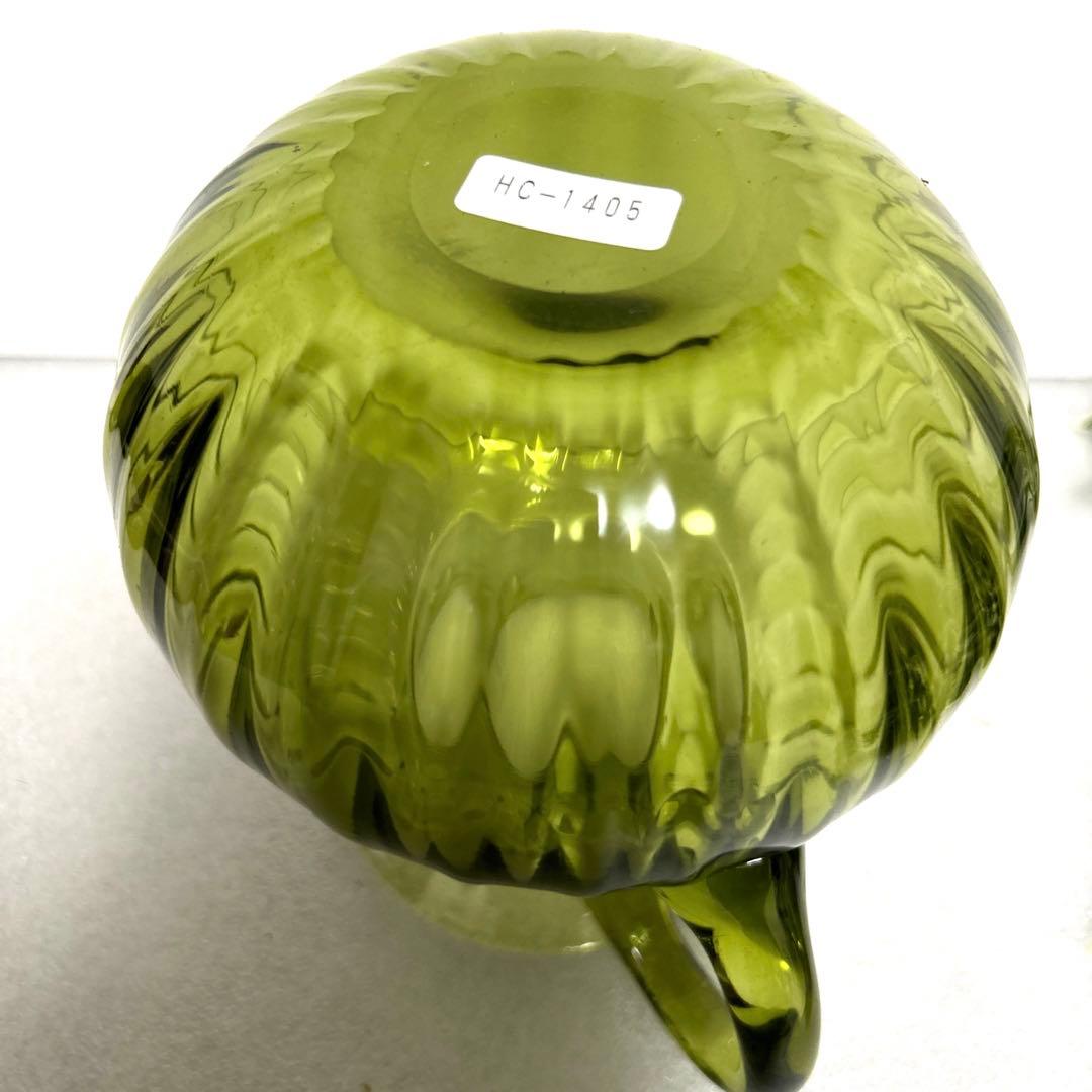 津軽びいどろ 七里長浜　ピッチャー　水差し　カラフェ　北洋硝子　ガラス細工