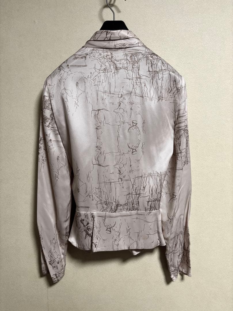 エルメス HERMES シルク カシュクールブラウス