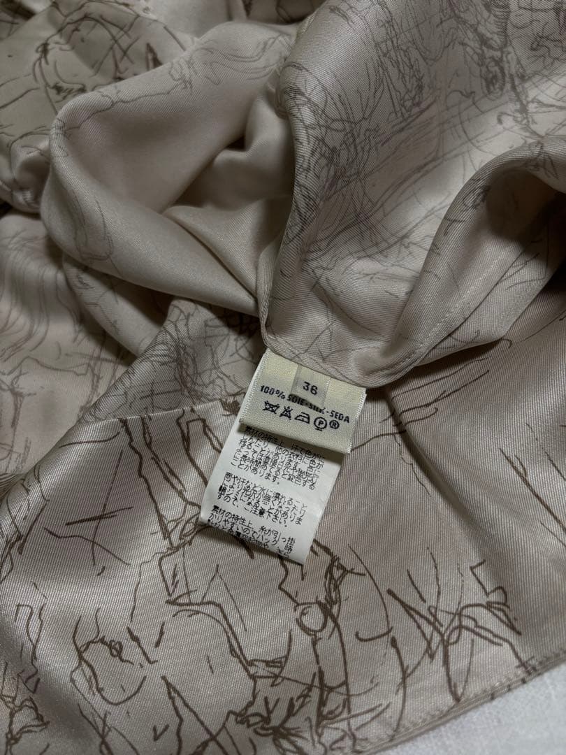 エルメス HERMES シルク カシュクールブラウス