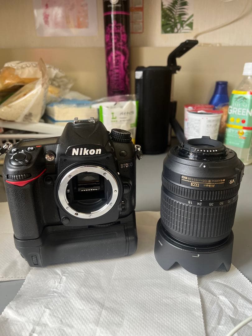 NikonD7000 +18-105mmレンズ + 純正グリップ価格交渉可能です