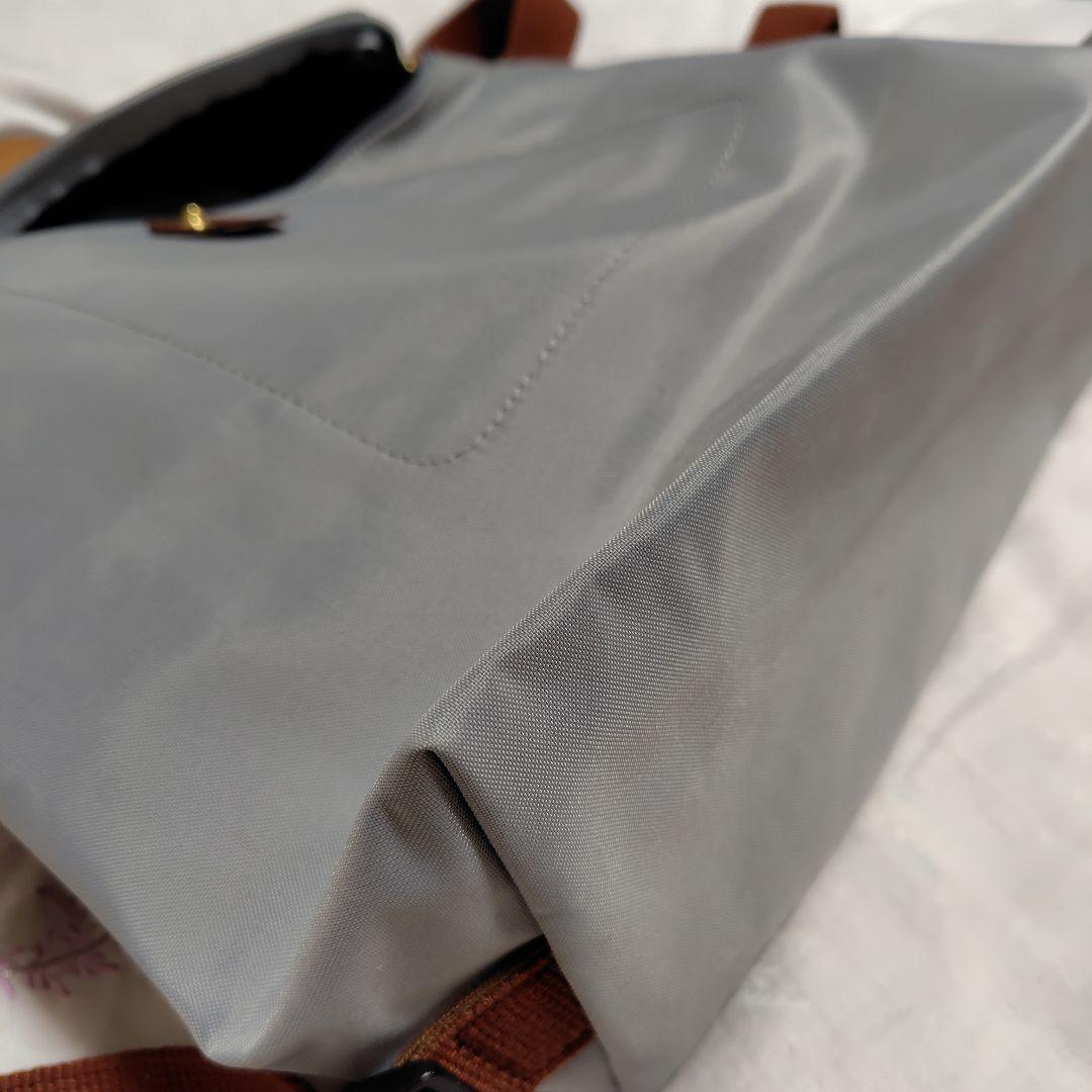 レザーとナイロンのリュック・バックパック お出かけに一回使用しました。