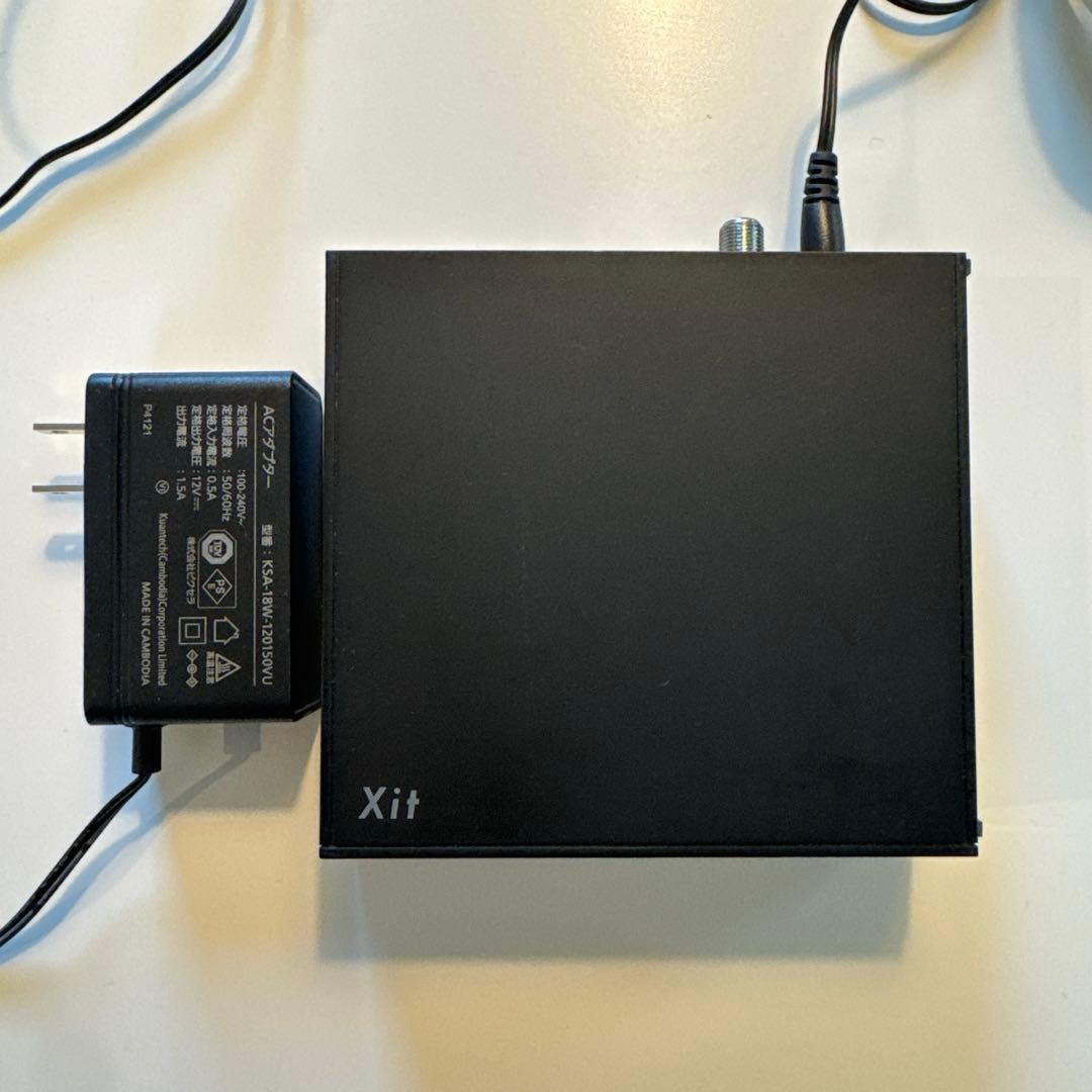 美品◎サイト エアーボックス xit-air120cw テレビチューナー