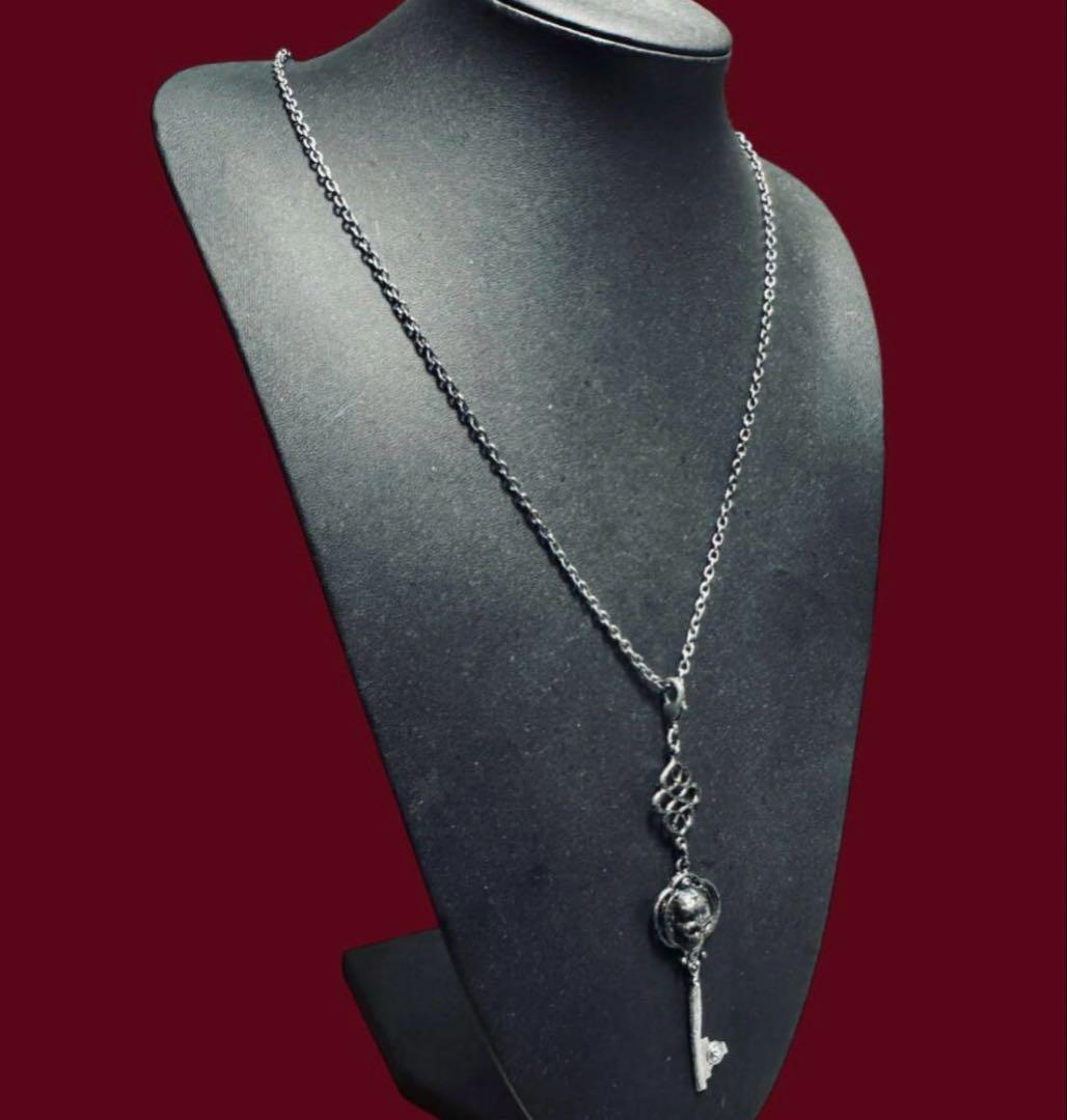 最終値下げ★ジャンポールゴルチエ★ヘッドスカルキーアンティークネックレス