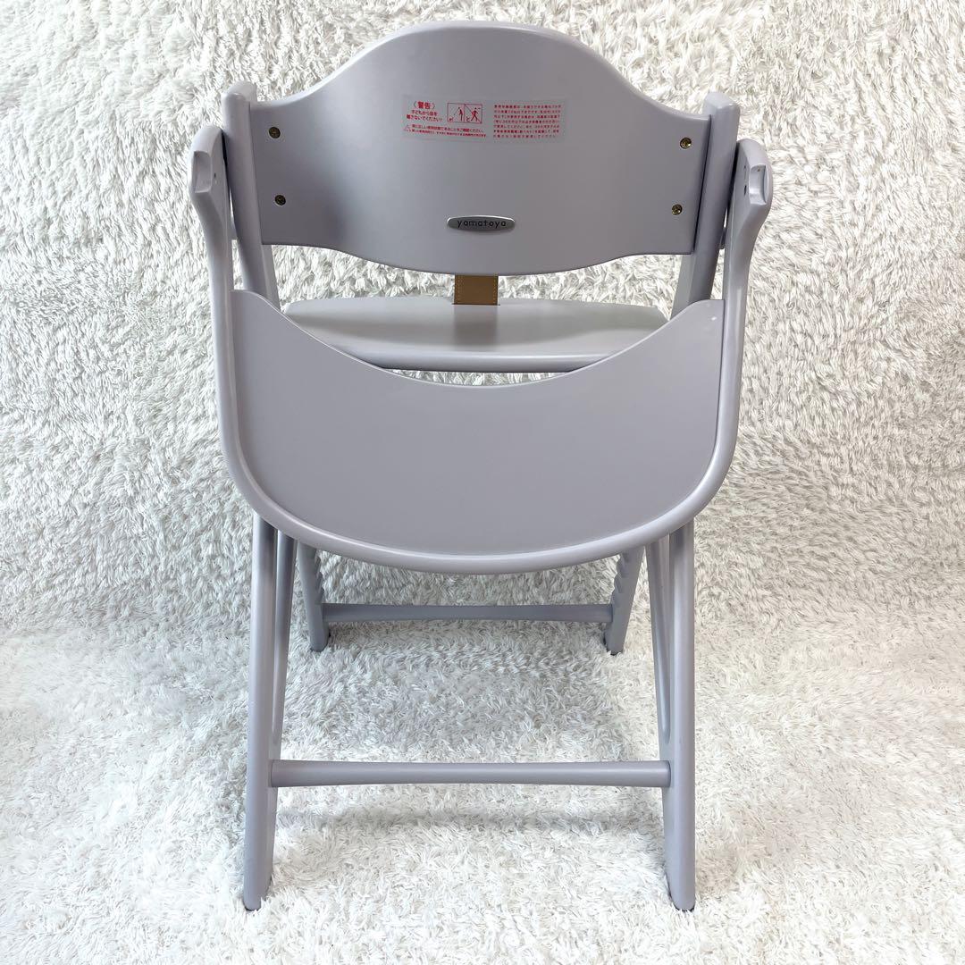 大和屋 アッフルチェア ハイチェア ソフトラベンダー セーフティチェアベルト