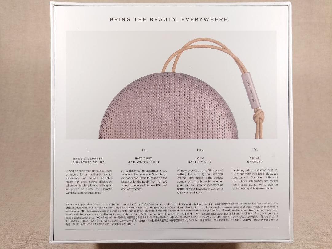 【B&O】Beosound A1 2nd Generation【ピンク】