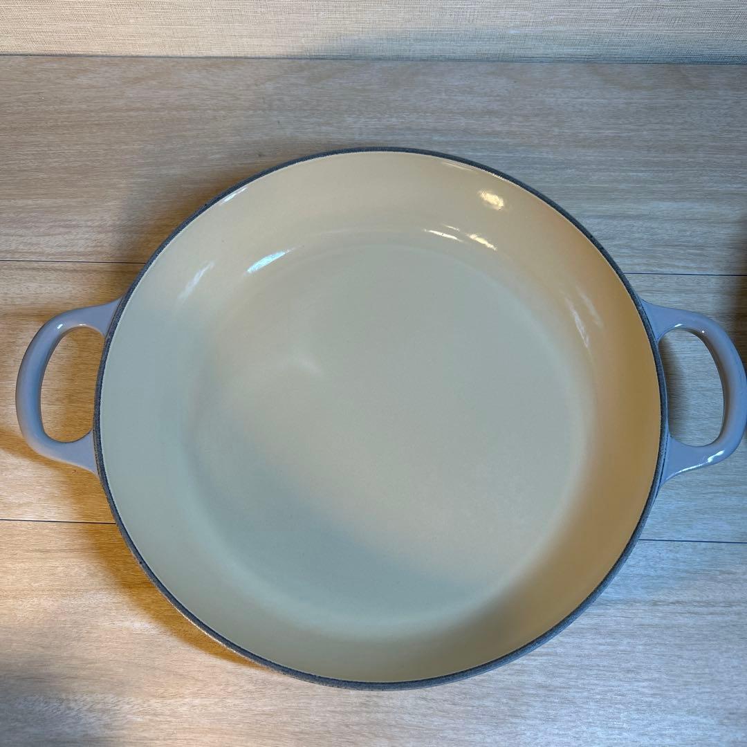 ルクルーゼ　ビュッフェ・キャセロール　26cm ミストグレー　グレー　両手鍋