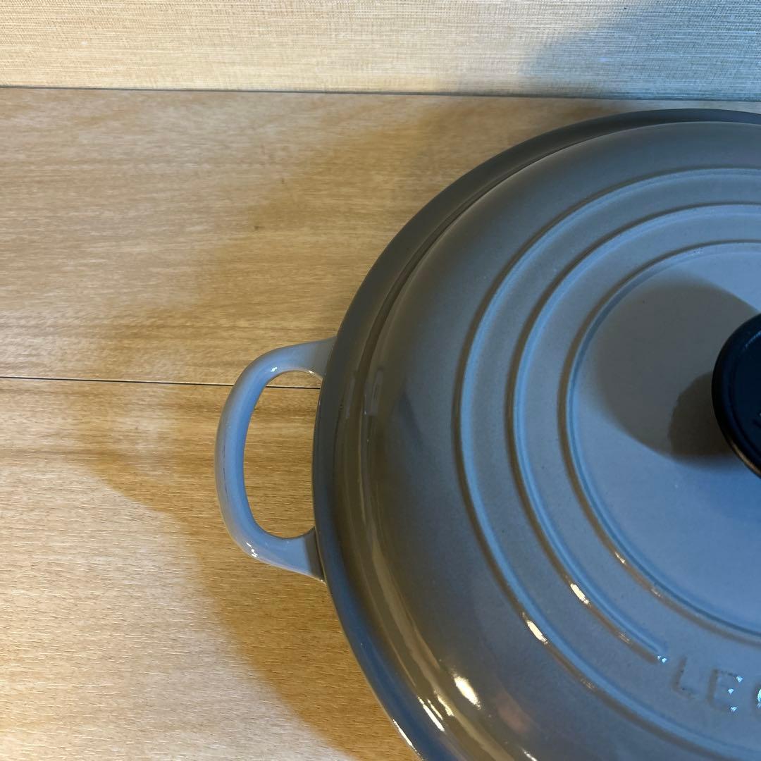 ルクルーゼ　ビュッフェ・キャセロール　26cm ミストグレー　グレー　両手鍋