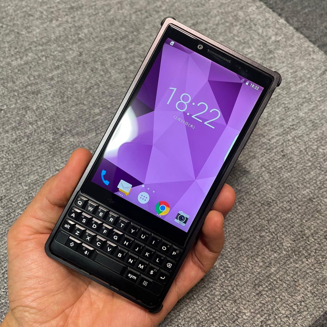 【美品】ブラックベリーKEY2 128GB ＋ケース