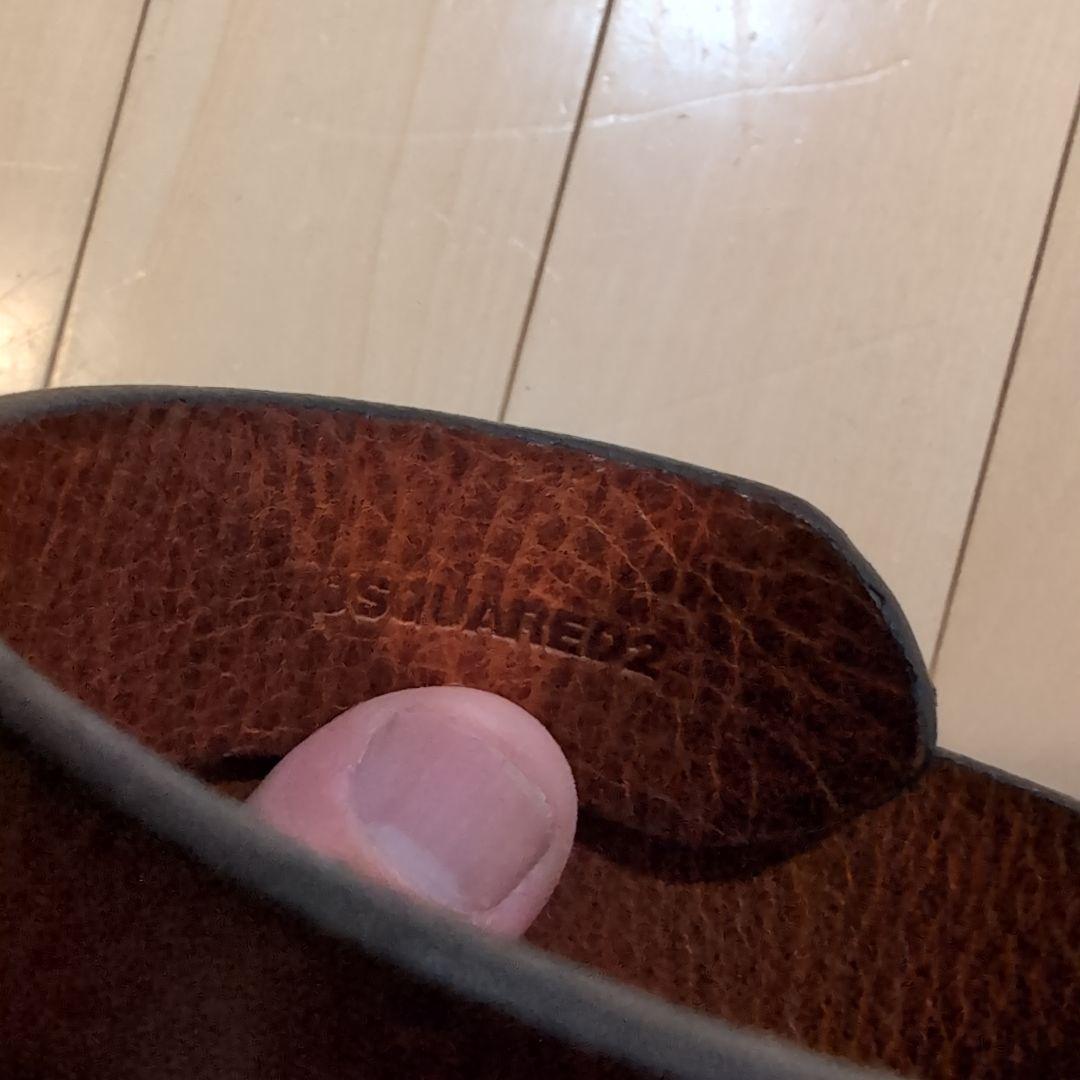 新品未使用品　DSQUARED2 ベルト Mサイズ ブラウン