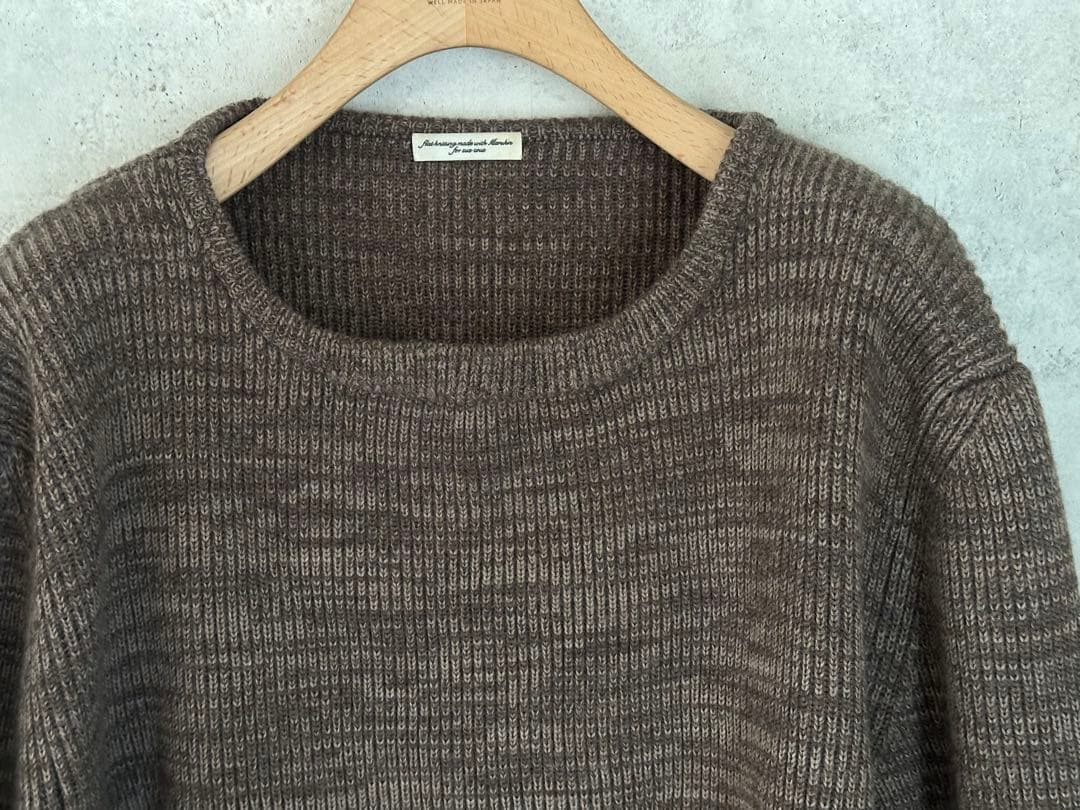 sus-sous フィッシャーマンニット 上代5.8万