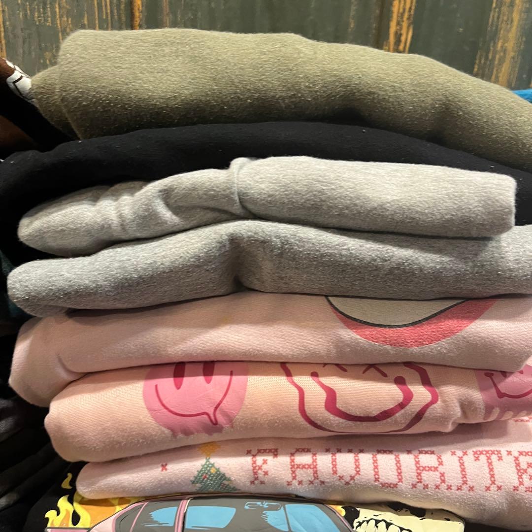 古着 スウェット 62枚 まとめ売り セット 卸 アメリカ プリント 無地