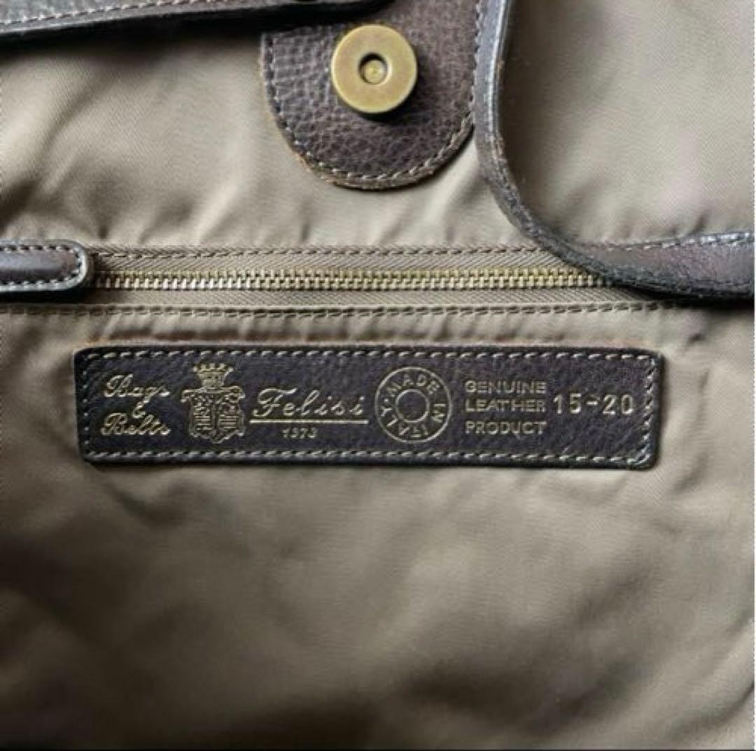 美品 フェリージ メンズ トートバッグ レザー NK DS A4