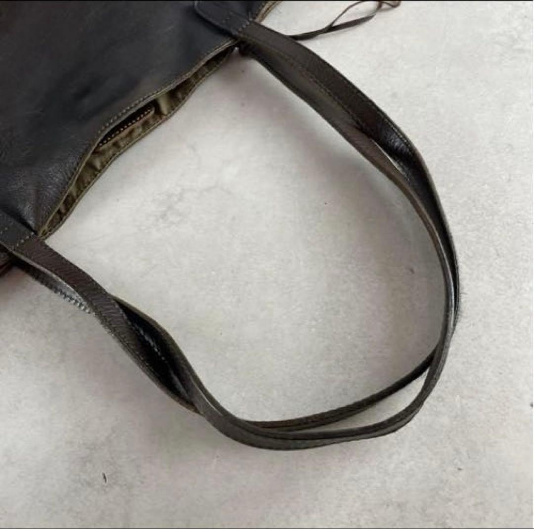 美品 フェリージ メンズ トートバッグ レザー NK DS A4