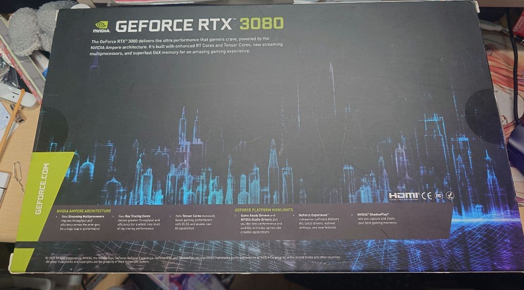玄人志向GeForce RTX 3080 12GBモデル グラフィックボード