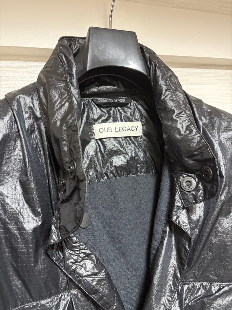 ジャケット・アウター OUR LEGACY EXHALE PUFFAEXHALE BLACK 48