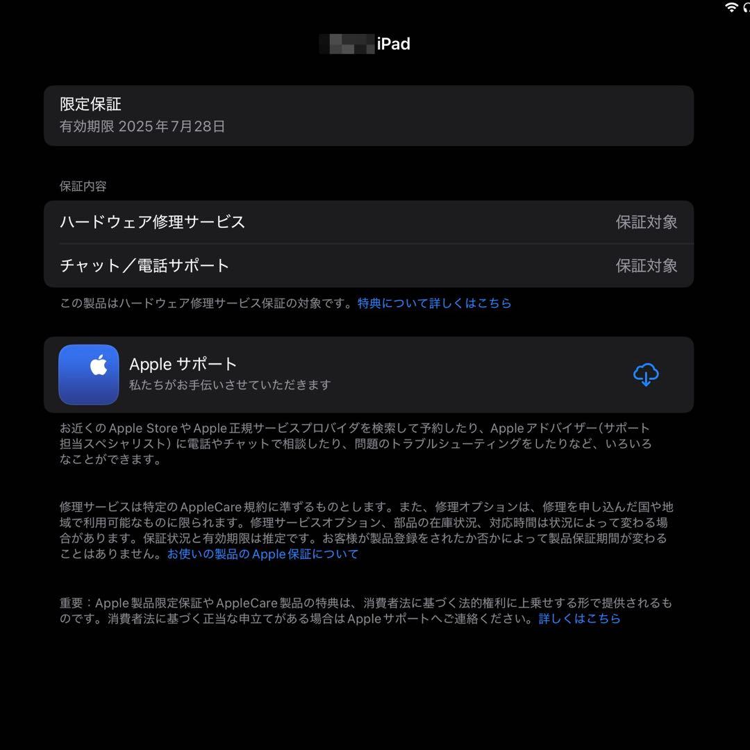 iPad Air 13インチ M2 スペースグレー 2024年発売モデル 本体