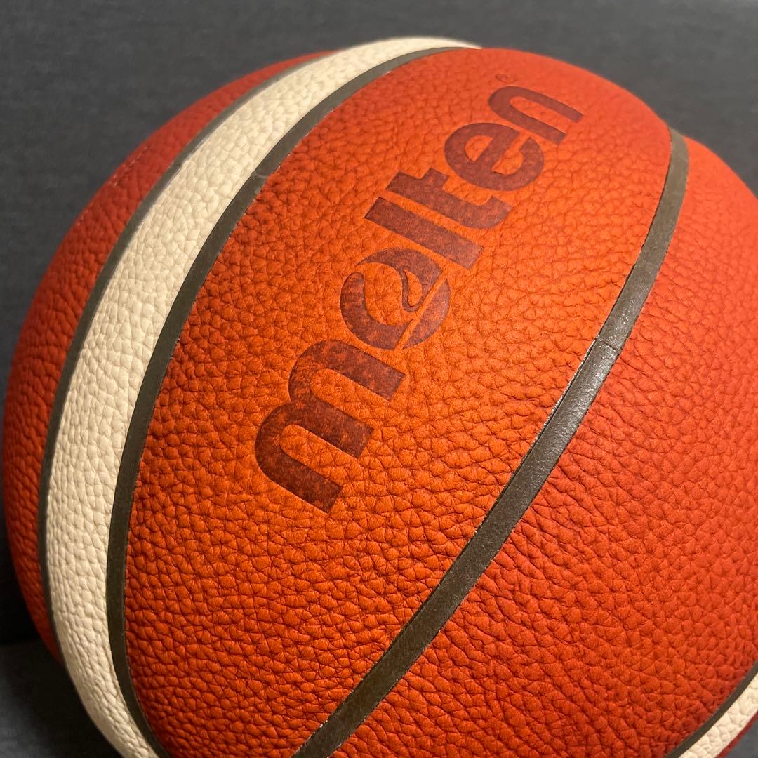 molten バスケットボール 7号 天然皮革 公式試合球 BG5000