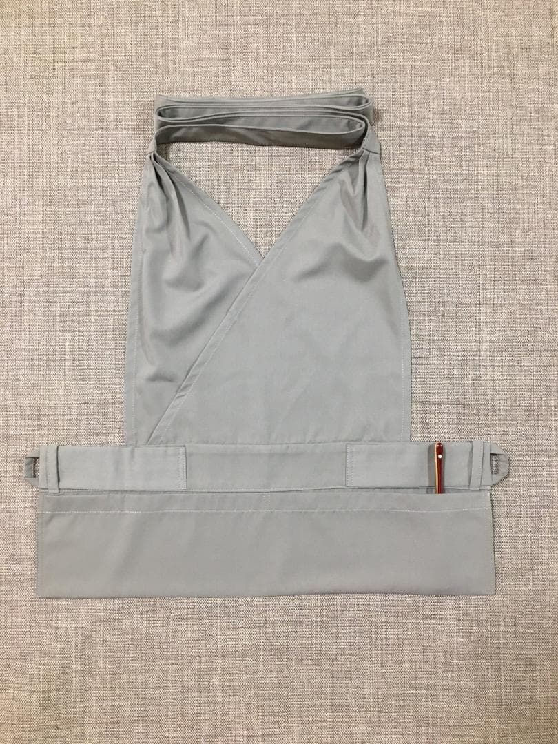 茶道稽古着　二部式　ツイル　グレーカーキ