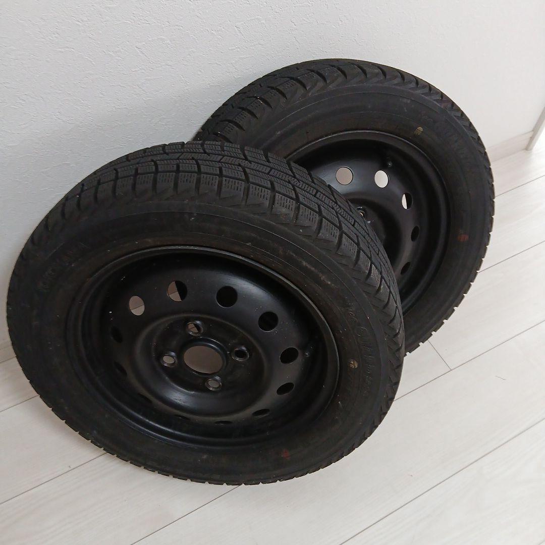 【No.②】軽自動車用スタッドレスタイヤ　4本のうち2本