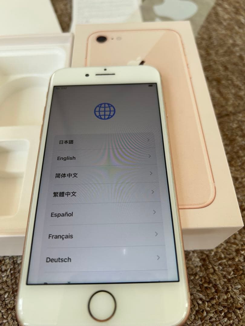 iPhone8 64GB ピンク系　SIMフリー