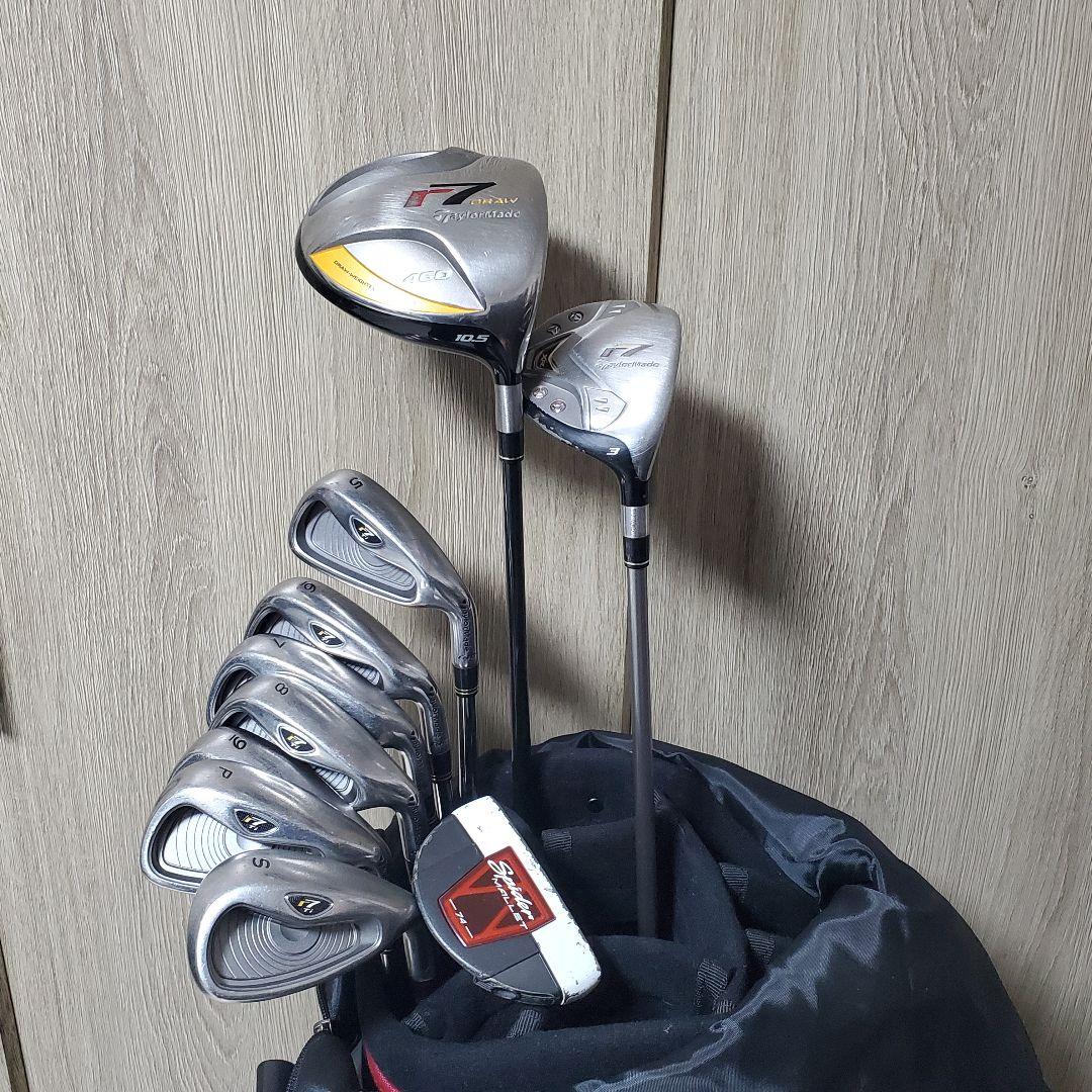 全て テーラーメイド R7 ゴルフクラブセット FLEX S 10本 右利き