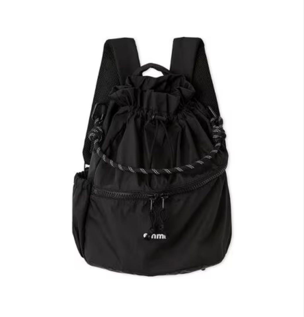 撥水 emmiロゴマルチバックパック