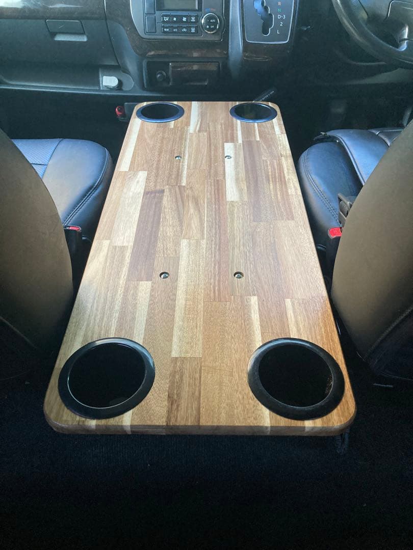 ハイエース　コンソール　フラット　テーブル　ワイド用