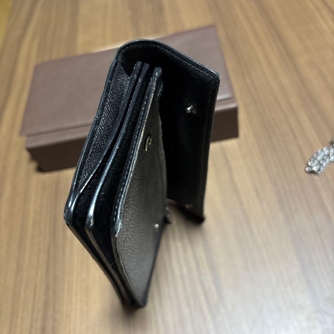 R*M様 ルイヴィトン　ダミエパターン ブラックレザー 長財布