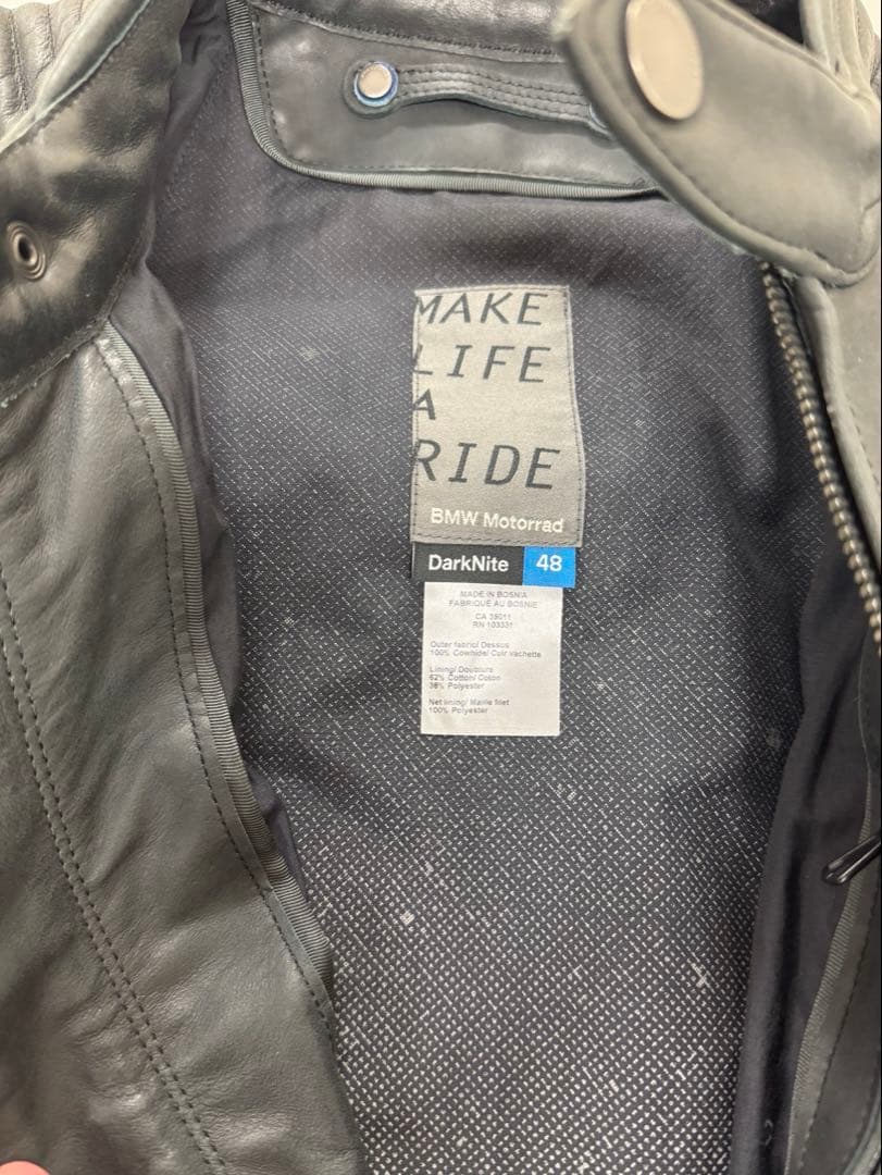 【K】 Motorrad ダークナイト レザージャケット サイズ48