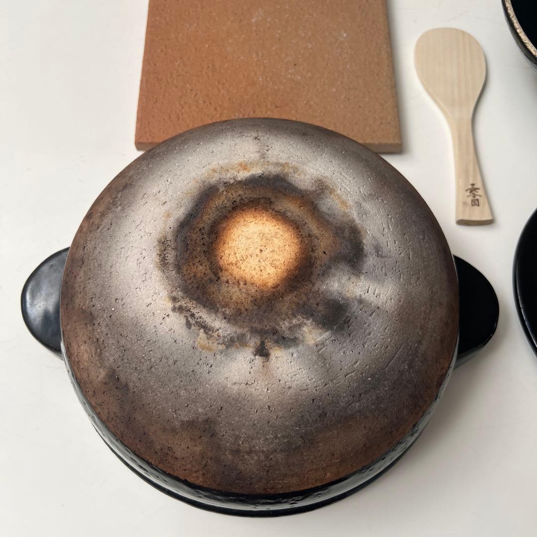 長谷園　かまどさん　3合炊き用　土鍋