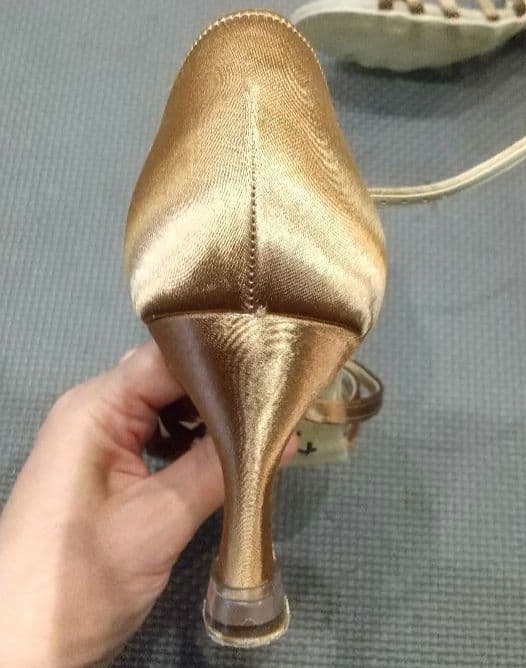 Kent アイルBXL ハバナサテン ラテンシューズ 24cm 7cmヒール