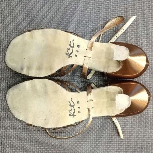 Kent アイルBXL ハバナサテン ラテンシューズ 24cm 7cmヒール