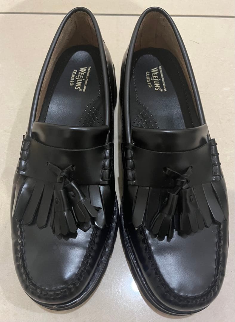 G.H.BASS ジーエイチバス タッセルローファー 厚底24cm
