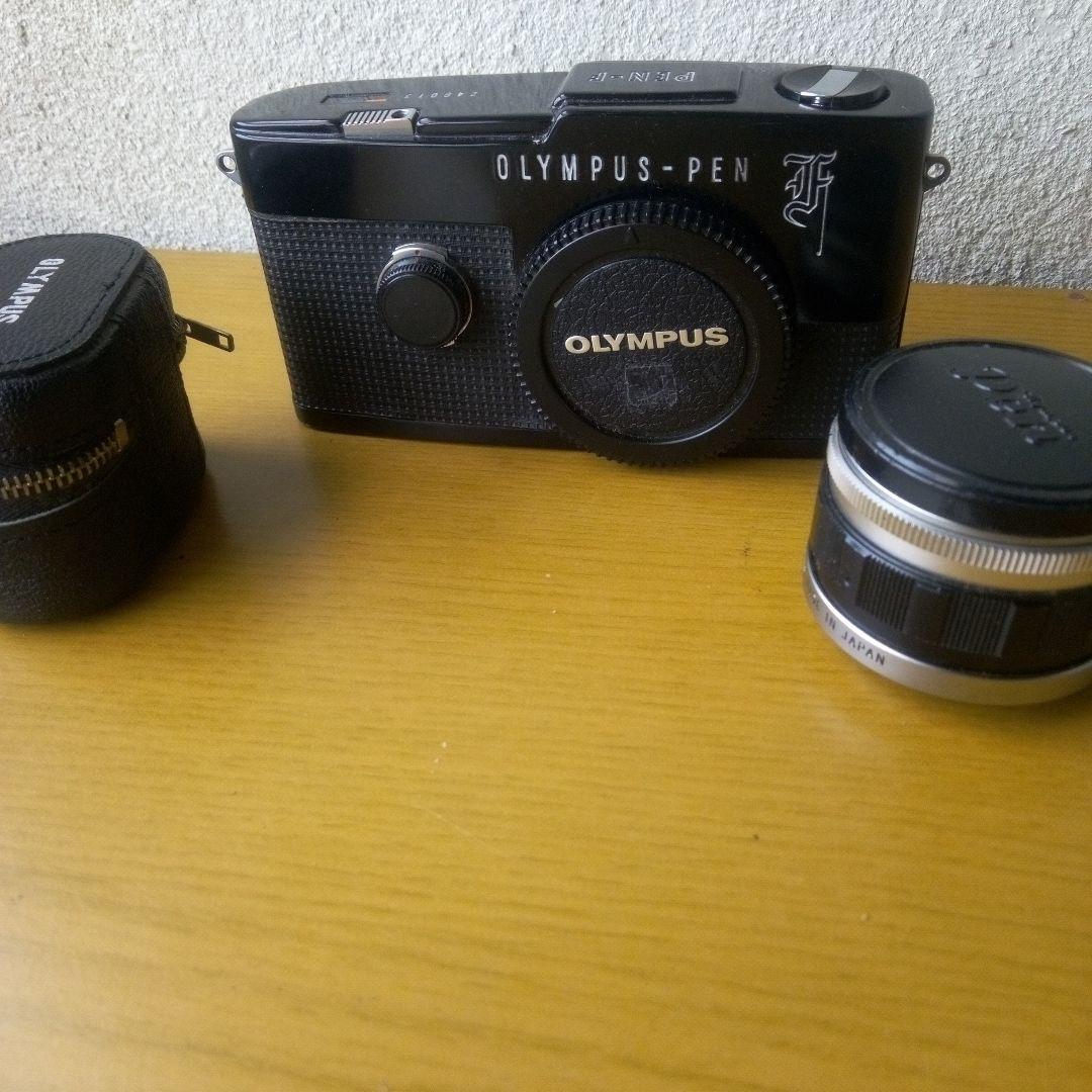 黒塗り Olympus PEN F フィルムカメラ実働品