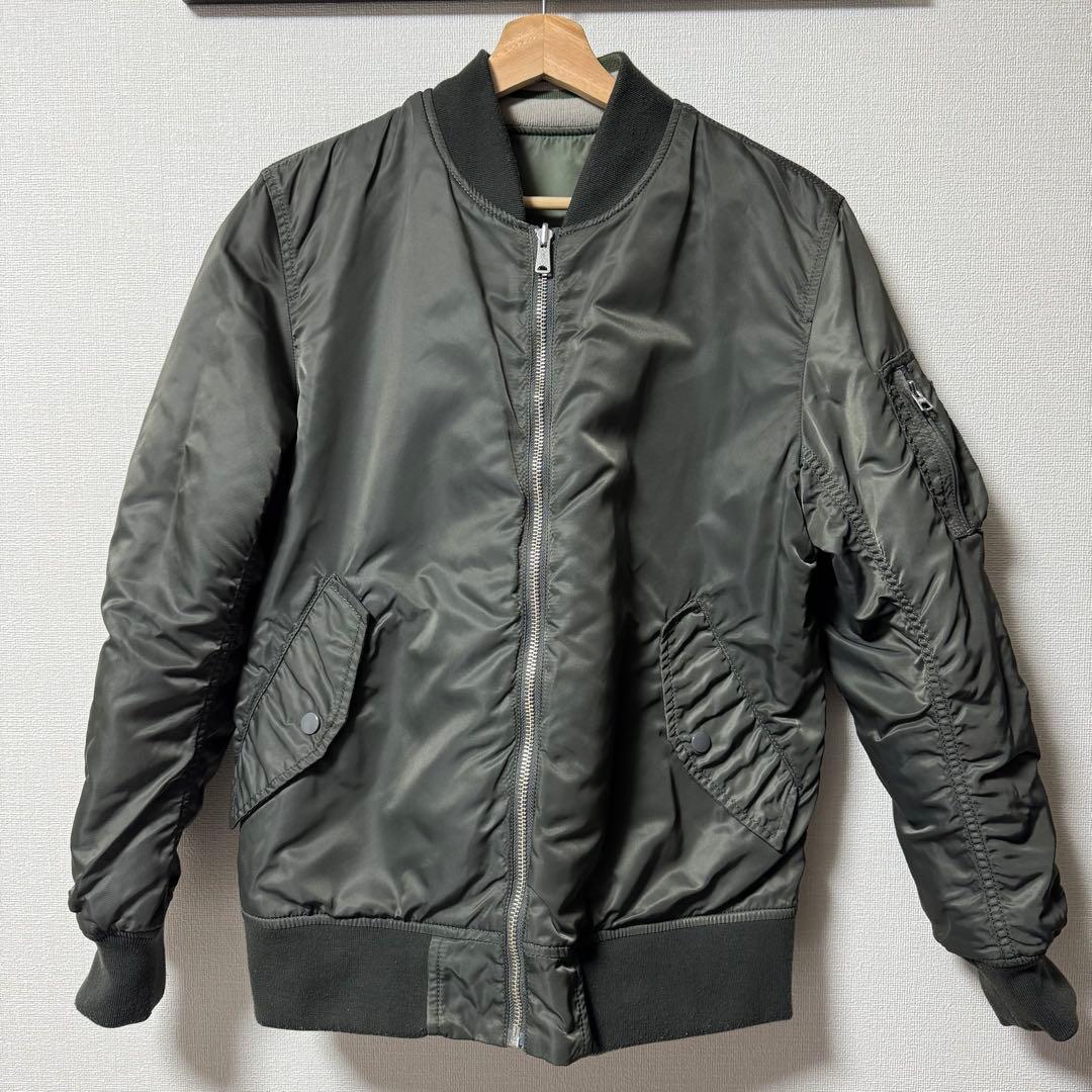 アルファインダストリーズ MA-1 スカジャン リバーシブル ジャケット スカル