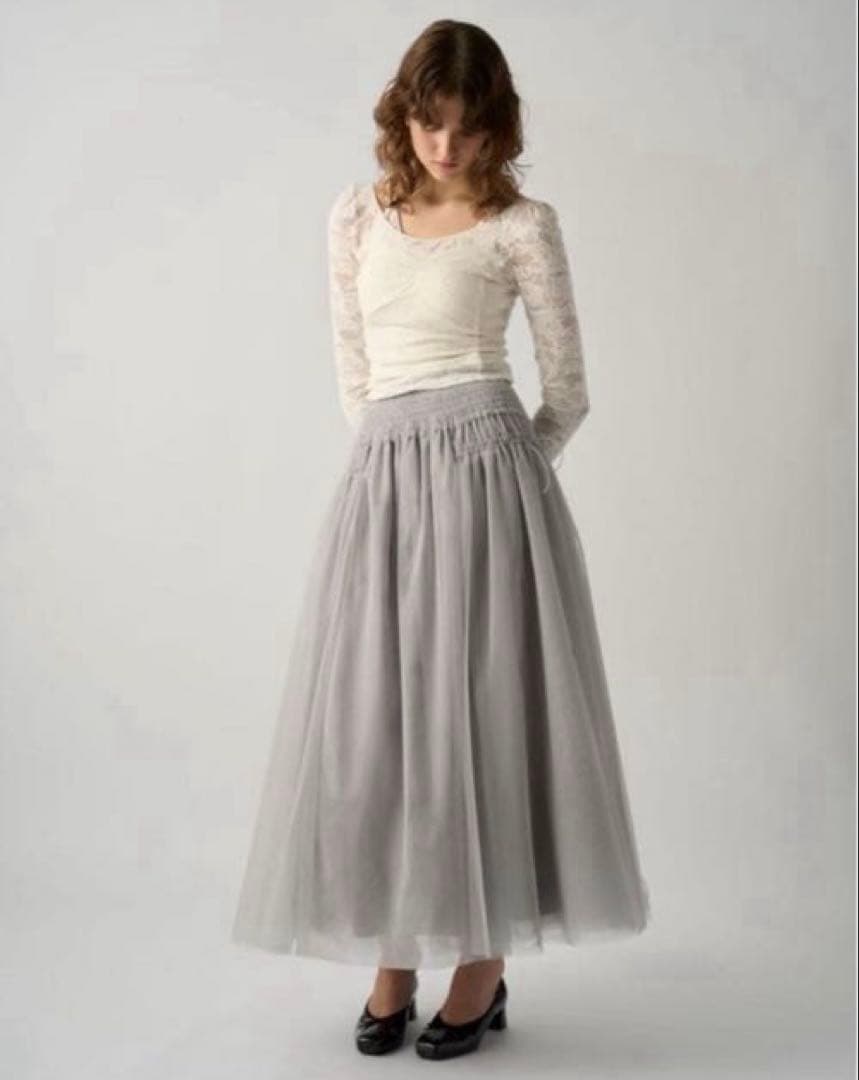 【SNIDEL × Chacott】レース柄編みプルオーバー 希少