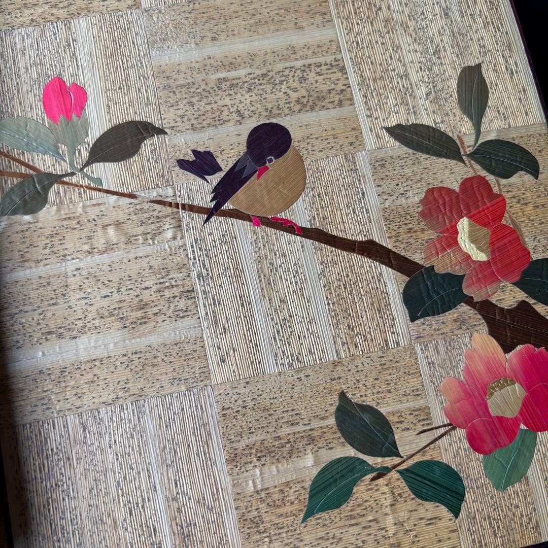 工芸品木製箱・花柄和小物入れサイズいろいろセット②