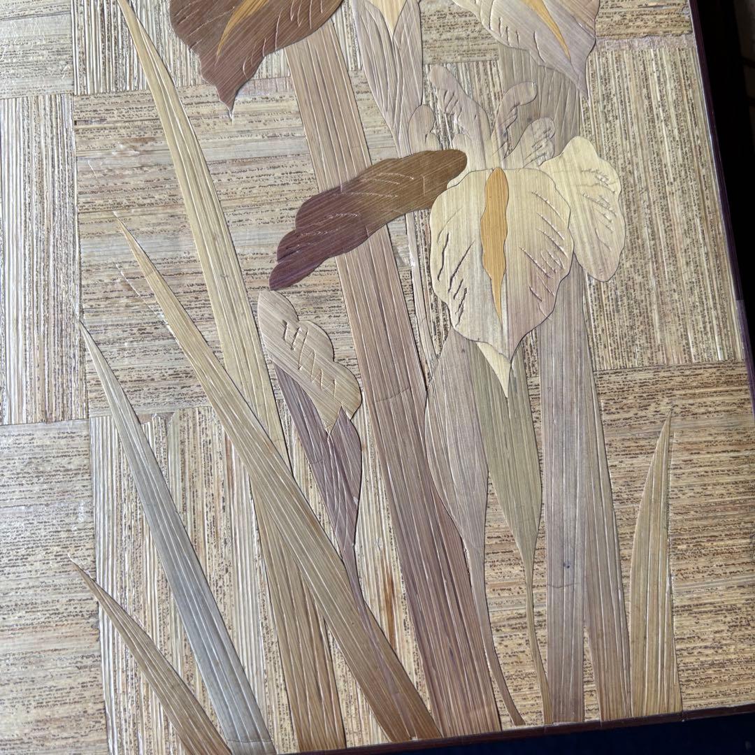 工芸品木製箱・花柄和小物入れサイズいろいろセット②