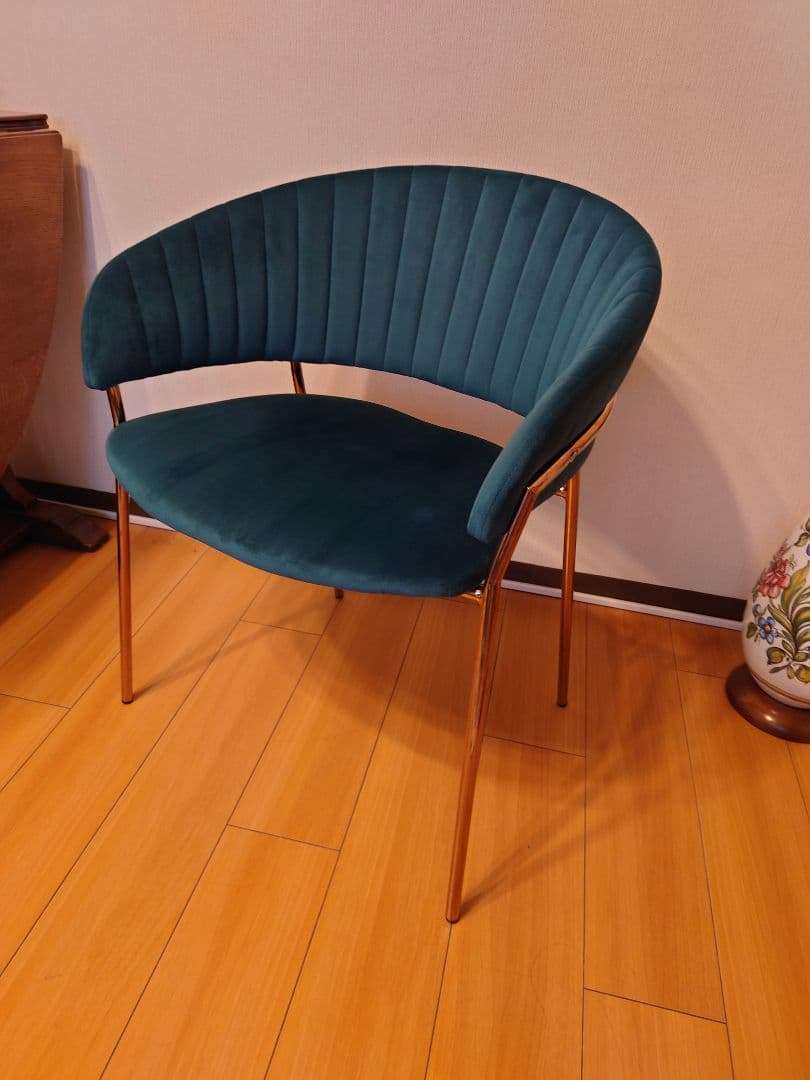 furnterior elena ベルベットチェア